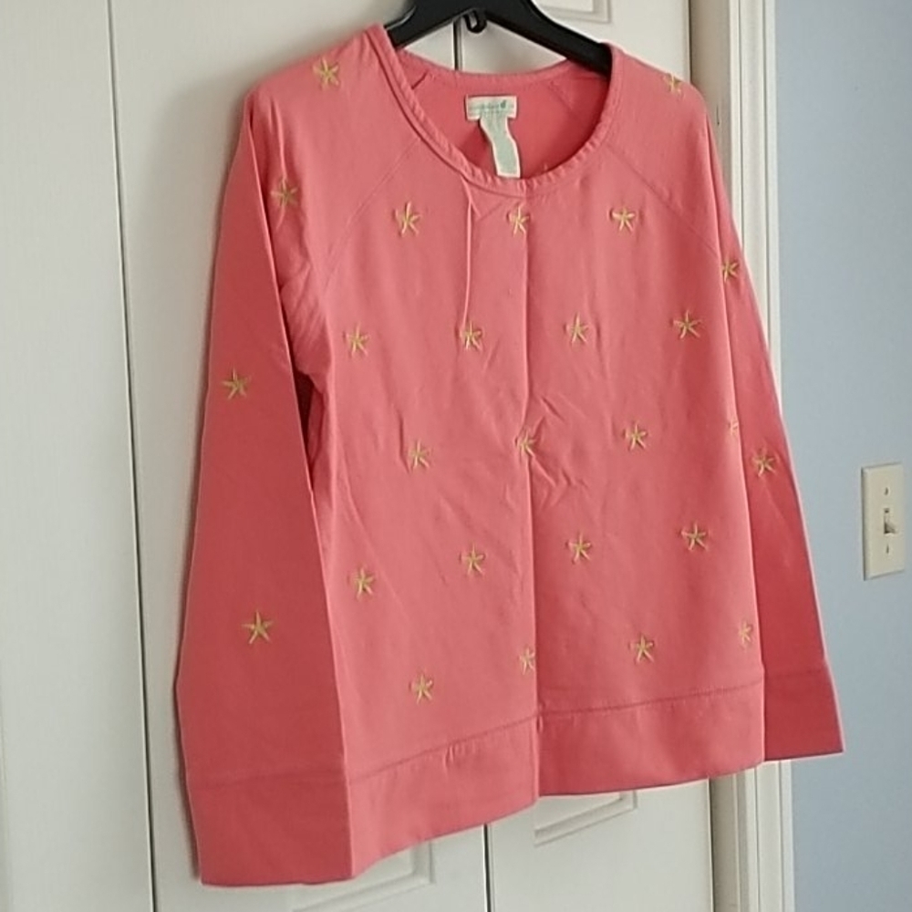 Caribbean Joe, Long Sleeve Pullover, SZ L